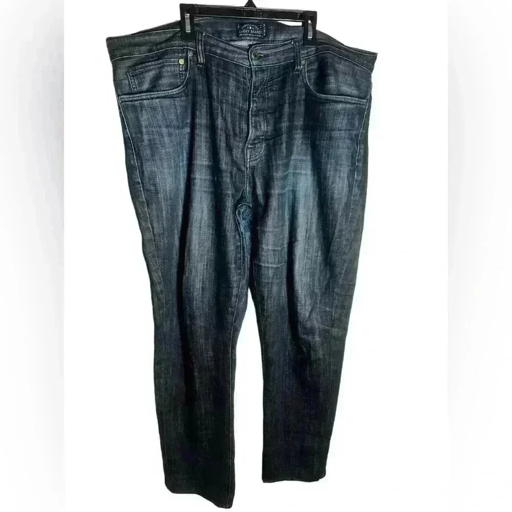 Lucky Brand Jeans 121 Heritage Slim Blue Size 38 X 34 Stretch Adult Mens
